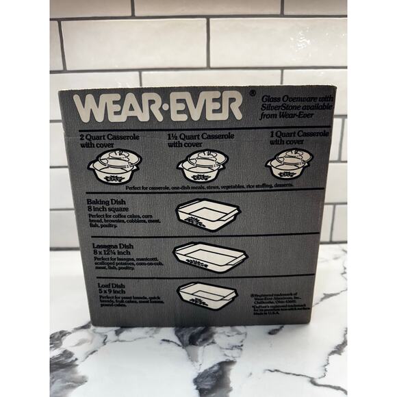 Vintage Wear Ever 1.5 Quart Casserole with Cover American Wheat NIB - Picture 2 of 7